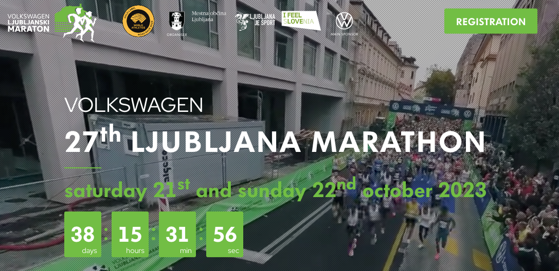 Crown Sport Nutrition ist die offizielle Sporternährungsmarke des 27. VW Ljubljana Marathons