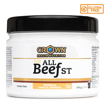 100% Rindfleisch (Vanille-Geschmack) - 200 g Dose (20 Portionen)