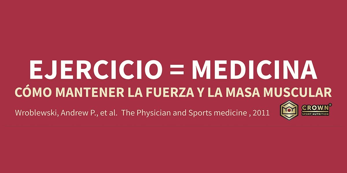 SPORT = MEDIZIN. SO ERHALTEN SIE KRAFT UND MUSKELMASSE