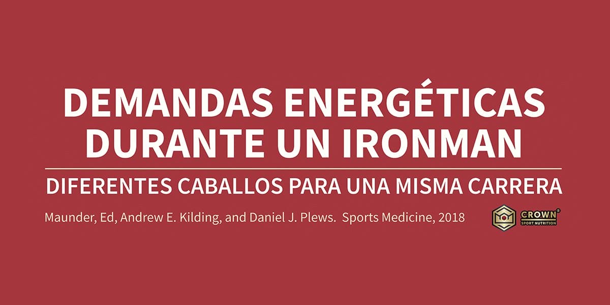ENERGIEBEDARF WÄHREND EINES IRONMAN